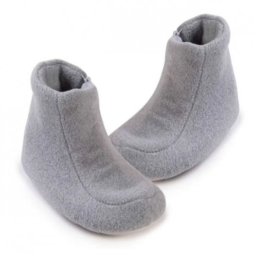 Pantufa microsoft cinza mescla escuro 27 A 28 Dedeka