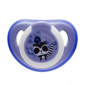 Chupeta fisher price first moments glow azul tam 1