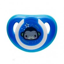 Chupeta fisher price first moments glow azul tam 2