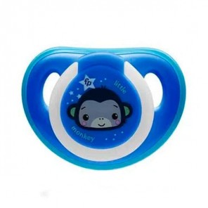 Chupeta fisher price first moments glow azul tam 2