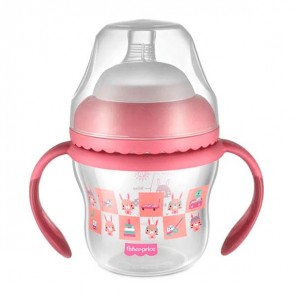 Copo de transição fisher price first moments rosa 150ml