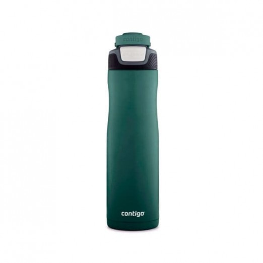 Garrafa Térmica Inox Com Canudo Adulto Autoseal Chill Verde 710ML Contigo