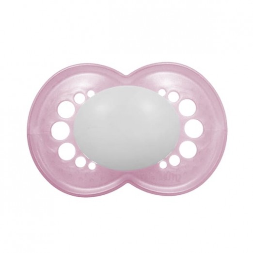 Chupeta mam original rosa acima 6 meses silicone