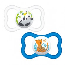 Kit chupeta mam air pattern azul acima 6 meses