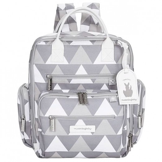 Mochila Com Bolso Térmica Urban Nórdica Cinza Masterbag