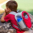 Mochila Infantil Resistente À Água Neoperene Foguete Cinza