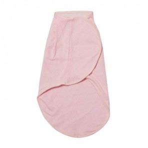 Cueiro swaddle tricô rosa mami