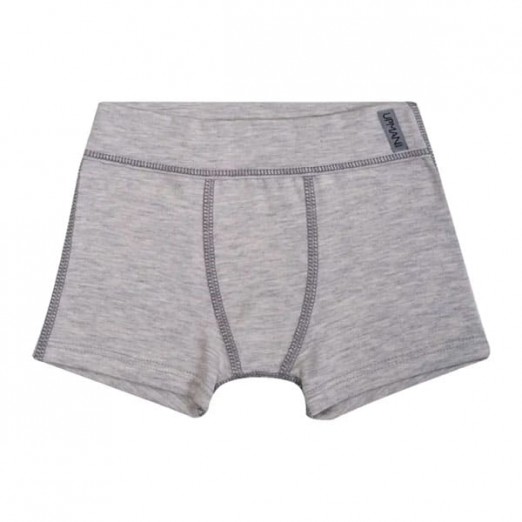 Cueca boxer de algodão mescla cinza 8 anos upman