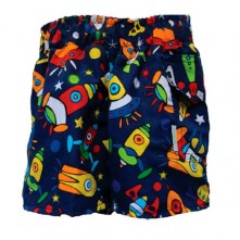 Short com Fralda Infantil Para Banho Espaço 24 Meses EcoKids