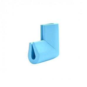 Protetor Para Quina de Mesa de Vidro Formato U Azul Comtac