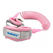 Pulseira De Segurança Infantil Rosa Kababy