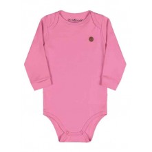 Body Bebê Manga Longa Rosa Escuro GG Kamylus 