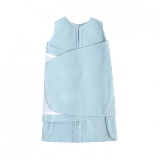 Saco de Dormir Para Bebês Casulo de Anjo Azul 0 à 5M Em Soft