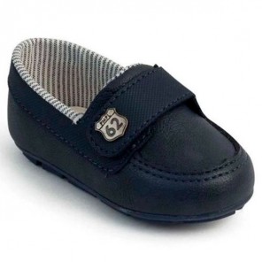 Sapato Mocassim Bebê Azul Marinho Pimpolho 18