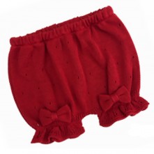 Short Infantil Lacinho Vermelho Tamanho M Verive