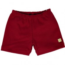 Short Bebê Vermelho Up Tam 03M