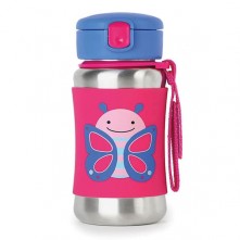 Garrafa Infantil Borboleta Skip Hop Rosa