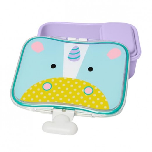 Kit Lanche Infantil Com Divisória Unicórnio Skip Hop