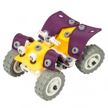 Brinquedo Infantil Sky & Earth Adventure Brinquedo 4 em 1 de Montar Colorido PlayDuc