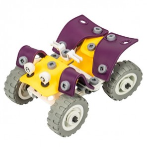 Brinquedo Infantil Sky & Earth Adventure Brinquedo 4 em 1 de Montar Colorido PlayDuc