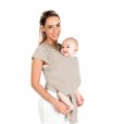 Sling Wrap Infantil Bege Em Algodão Kababy +3 Meses