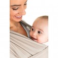 Sling Wrap Infantil Bege Em Algodão Kababy +3 Meses