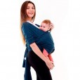 Sling Wrap Infantil Jeans Em Algodão Kababy +3 Meses