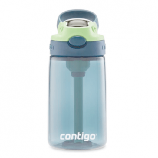 Garrafa Infantil Kids AutoSpout Tritan 414Ml Verde E Azul Marinho Contigo