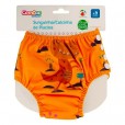 Sunga De Banho Infantil Para Piscina Reutilizável Dino Laranja Comtac +01A