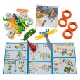 Brinquedo Infantil Super Guindaste de Montar 98 Peças PlayDuc