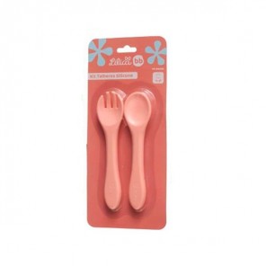 Kit Talheres de Silicone Infantil Lilica Ripilica 