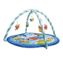 Tapete De Atividades Ginásio Infantil Jumbo Azul Kababy