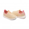 Tênis Infantil Para Menina Fase 03 Slip On Dourado Pimpolho Tamanho 26