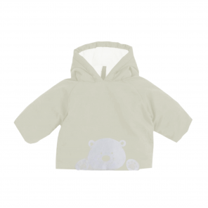 Casaco Infantil Térmico Urso Off White 3 Meses Chicco