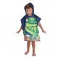 Toalha Poncho Infantil Estampado Dinossauro Everly Tam PP