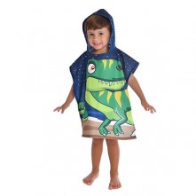 Toalha Poncho Infantil Dinossauro Everly Tam PP