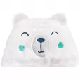 Toalha Infantil com Capuza Comfort Power Sec Urso Laço Bebê