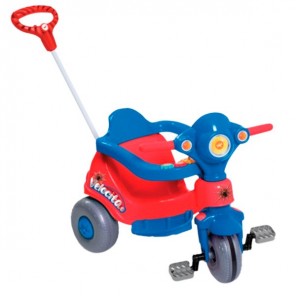 Triciclo Infantil Velocita Calesita Vermelho