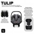 Bebê Conforto Tulip Abc Design Travel System Acopla carrinho Salsa 4 Até 13kg Style Street