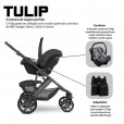 Bebê Conforto Tulip Abc Design Travel System Acopla carrinho Salsa 4 Até 13kg Style Street