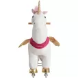 Brinquedo Unicornio Infantil Montaria Uppi Até 40kg branco Kiddo