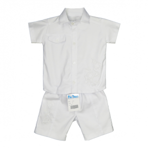 Conjunto Batizado Infantil Masculino Astronauta G Piu Ducci