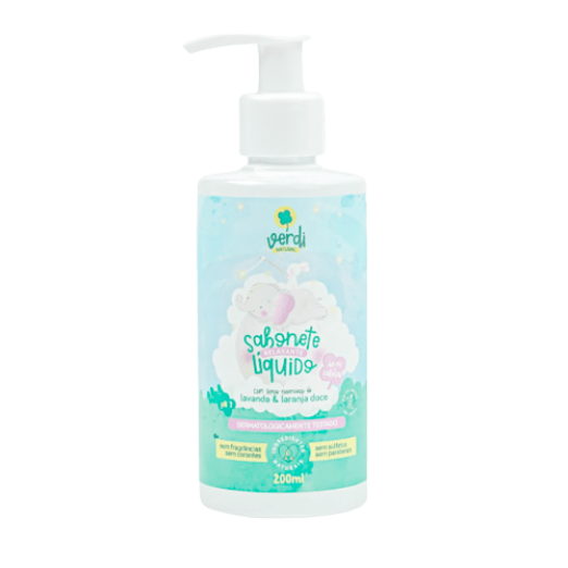 Sabonete Líquido e Shampoo Infantil 200ml Verdi Natural