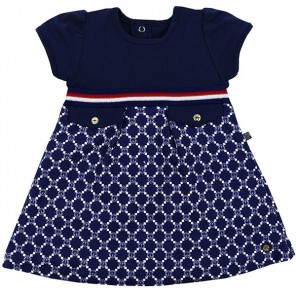 Vestido Bebê Azul Marinho Grow Up 03 M