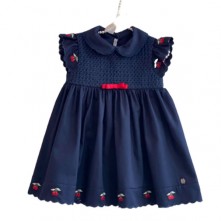 Vestido Infantil Azul Marinho Kidstar 04A