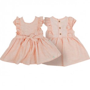 Vestido Bebê Laranja Grow Up 03 M