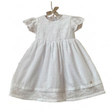 Vestido Bebê Branco Kidstar P