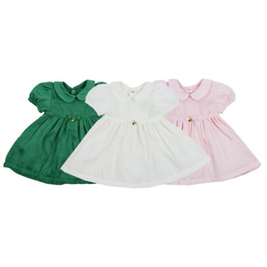 Vestido Infantil Feminino Creme Linha Celebration +12m  Growup