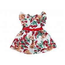 Vestido Cherry Vermelho Linha Celebration +6m  Growup 