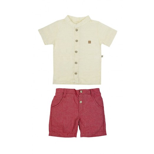 Conjunto Infantil C/Blusa e Shorts Celebrations  1 Ano Grow Up